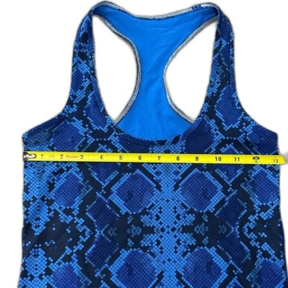 Lululemon Mini Ziggy Snake Blue Cool Racerback - Picture 11 of 16